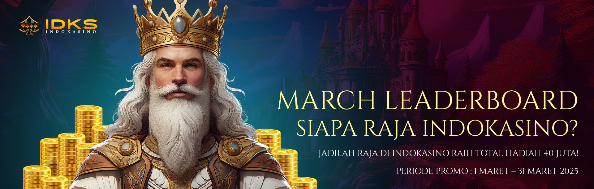 March Leaderboard – "Siapa Raja Indokasino?"