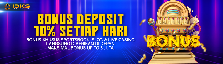 RELOAD BONUS 10% SETIAP HARI